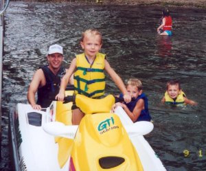 Matt on the Seadoo